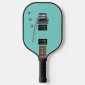 Elektrische Gitaar Pickleball Paddle (Voorkant)