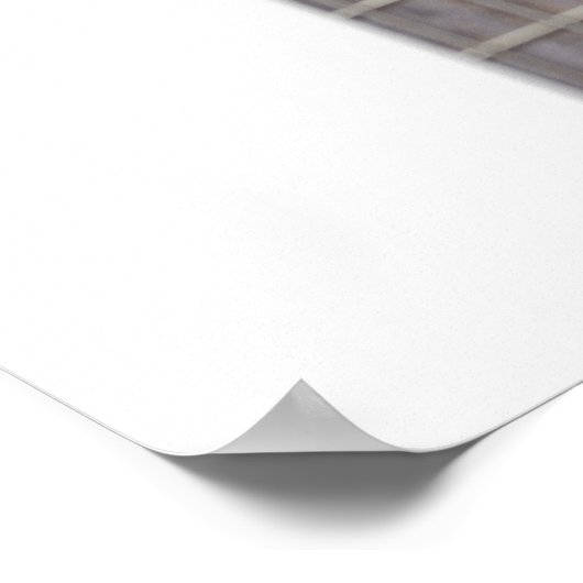 Elektrische gitaar poster (Hoek)