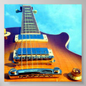 elektrische gitaar poster (Voorkant)