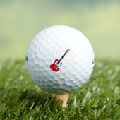 Elektrische Gitaar Rood Golfballen (Insitu Shirt)
