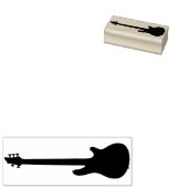 Elektrische gitaar rubberstempel (Gestempeld)