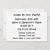 Elektrische gitaar spelen kaart (Achterkant)