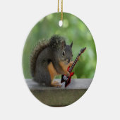 Elektrische gitaar spelen keramisch ornament (Rechts)