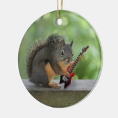 Elektrische gitaar spelen keramisch ornament (Links)