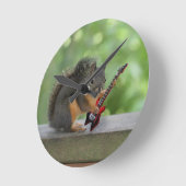 Elektrische gitaar spelen ronde klok (Hoek)