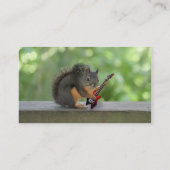 Elektrische gitaar spelen visitekaartje (Achterkant)