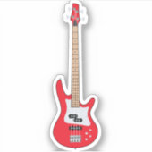 Elektrische gitaar! sticker (Voorkant)