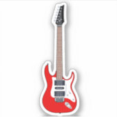 Elektrische gitaar! sticker (Voorkant)