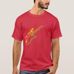 Elektrische gitaar  stijl T-shirt 100