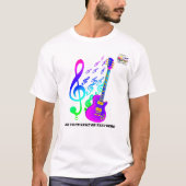 Elektrische gitaar t-shirt (Voorkant)