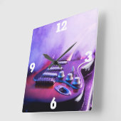 Elektrische gitaar vierkante klok (Hoek)