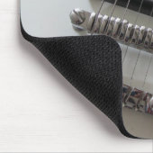 Elektrische gitaar - Wit Muismat (Hoek)