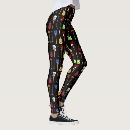 Elektrische gitaarassortiment leggings (Rechts)