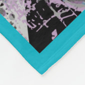 Elektrische gitaarbak fleece deken (Hoek)