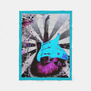 Elektrische gitaarbak fleece deken