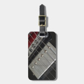 Elektrische gitaarbrug, strengen bagagelabel (Voorkant verticaal)