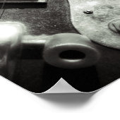 Elektrische gitaardruk poster (Hoek)