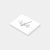 Elektrische gitaarhartslag Cool Gift voor gitarist Post-it® Notes (Schuin)