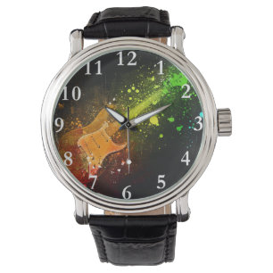 Elektrische gitaarhorloge horloge