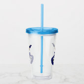 Elektrische gitaarillustratie cartoon acryl drinkbeker (Rechts)