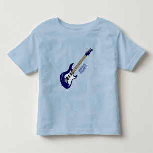 Elektrische gitaarillustratie cartoon kinder shirts