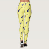 Elektrische gitaarillustratie cartoon leggings (Achterkant)