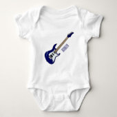 Elektrische gitaarillustratie cartoon romper (Voorkant)