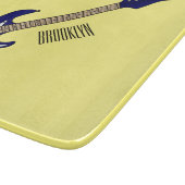 Elektrische gitaarillustratie cartoon snijplank (Hoek)