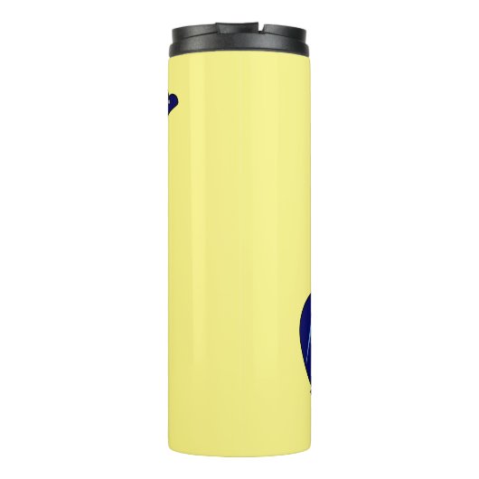 Elektrische gitaarillustratie cartoon thermosbeker (Achterkant)