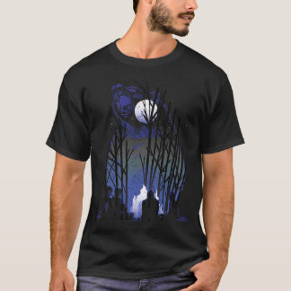 Elektrische gitaarmuziek reflectie natuur. t-shirt