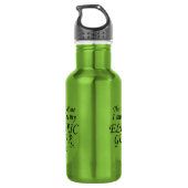 Elektrische gitaarstemmen zeggen: waterfles  (Achterkant)