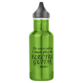 Elektrische gitaarstemmen zeggen: waterfles  (Links)