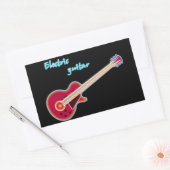 Elektrische gitaarStickers Rechthoekige Sticker (Envelop)