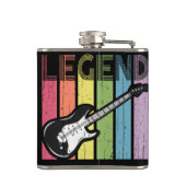 Elektrische gitaartandprografie heupfles (Achterkant)