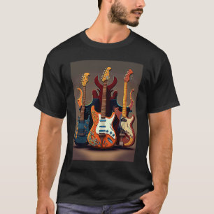 Elektrische gitaartandwielen met Collectie T-shirt