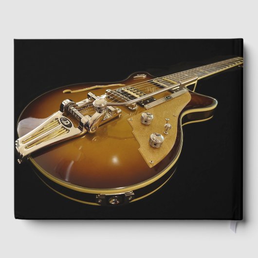 Elektrische gitaartrilling van het leven gastenboek (Achterkant)