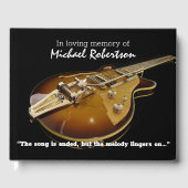 Elektrische gitaartrilling van het leven gastenboek (Voorkant)