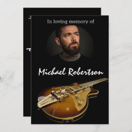 Elektrische gitaartrilling van het leven  kaart