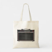 Elektrische gitaarversterker tote bag (Achterkant)