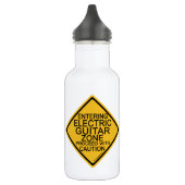 Elektrische gitaarzone waterfles  (Links)