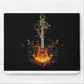 Elektrische gitar Mousepad Muismat (Voorkant)