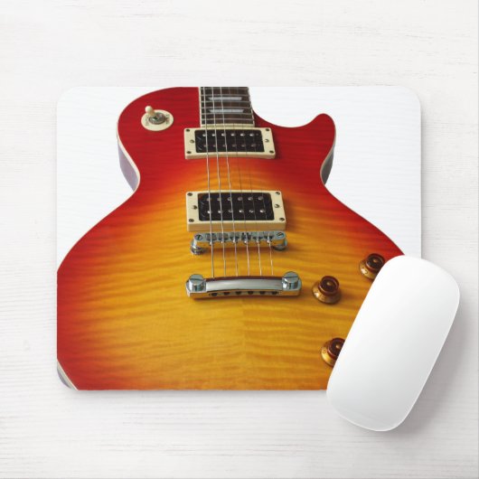 Elektrische gitar Mousepad Muismat (Met muis)