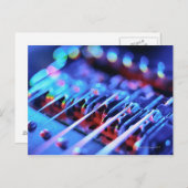 Elektrische gitarbrug briefkaart (Voorkant / Achterkant)