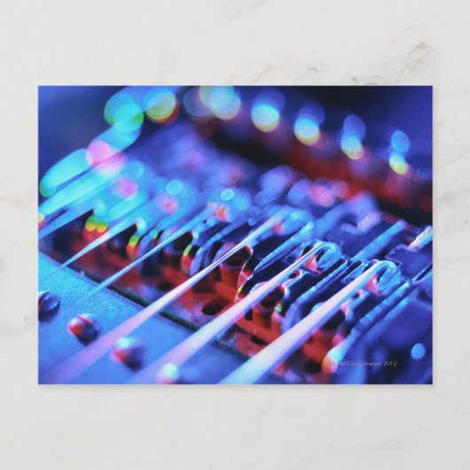 Elektrische gitarbrug briefkaart (Voorkant)