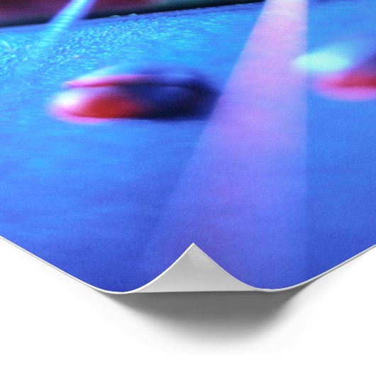 Elektrische gitarbrug poster (Hoek)