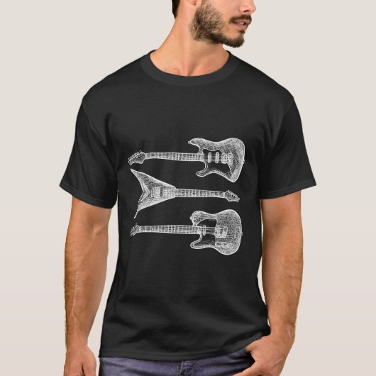 Elektrische Gitaren Gift Bass Player Gitaren T-shirt (Voorkant)