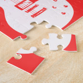 Elektrische Gitaren Grafiek in Wit Legpuzzel (Zijkant)