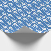 Elektrische gitaren Grafisch in het wit Cadeaupapier (Hoek)