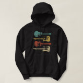  elektrische gitaren hoodie (Design voorkant)