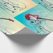 Elektrische gitaren Muzieknoten Cadeaupapier